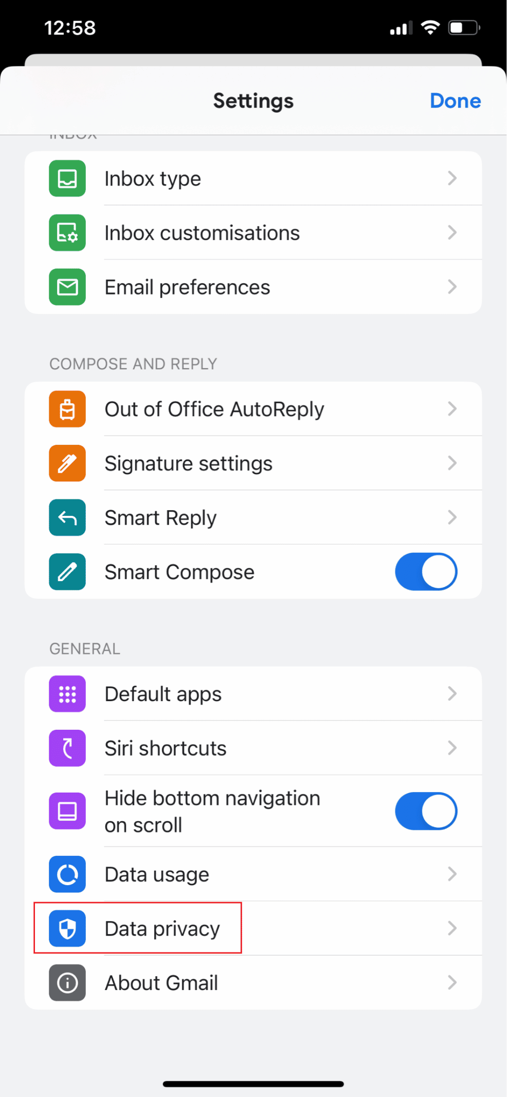 data privacy ios