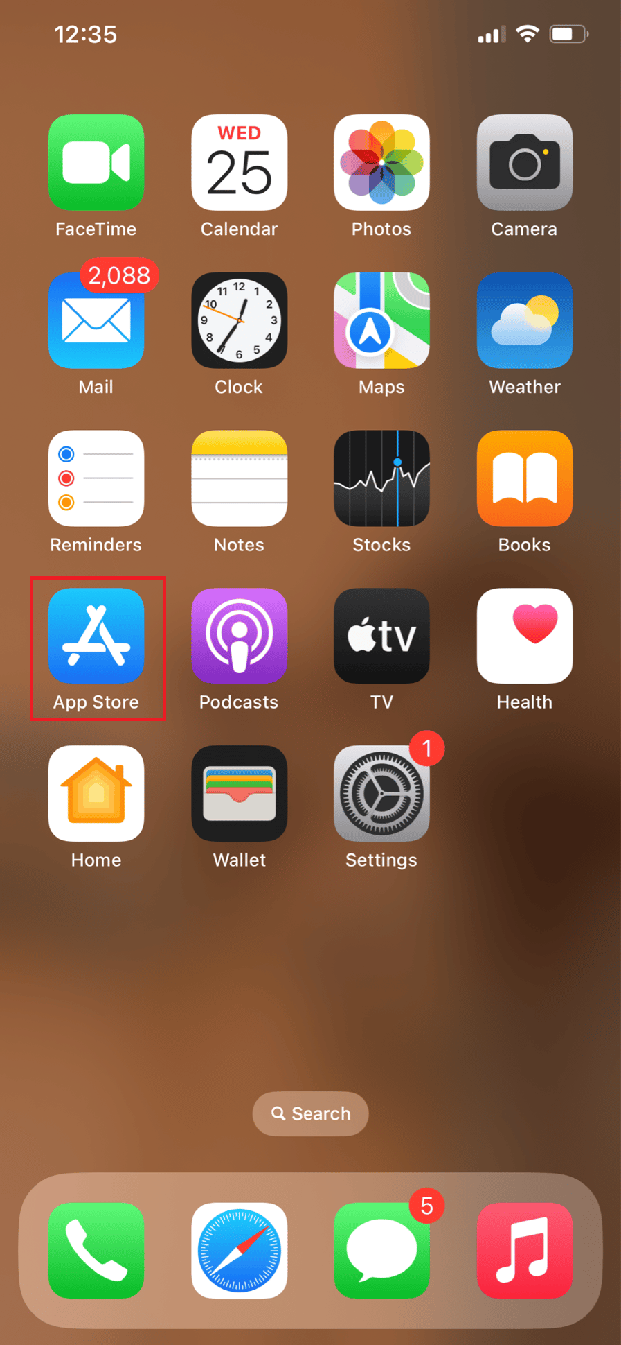 Open the App Store