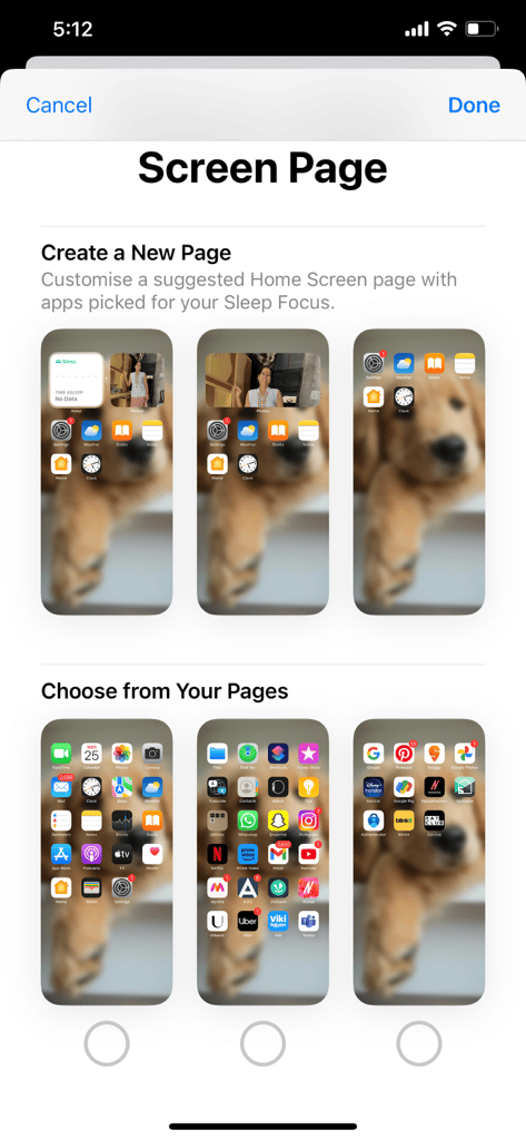 Then, tap on the selection box under the selected Home Screen page to uncheck it | can’t find app on iPhone