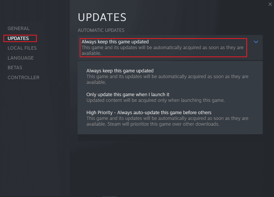 always keep this file updated steam