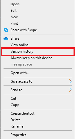 Select Version history to open a previous version of the file. 12 Ways to Fix Unreadable Content in Microsoft Word