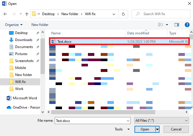 Locate the problematic file
