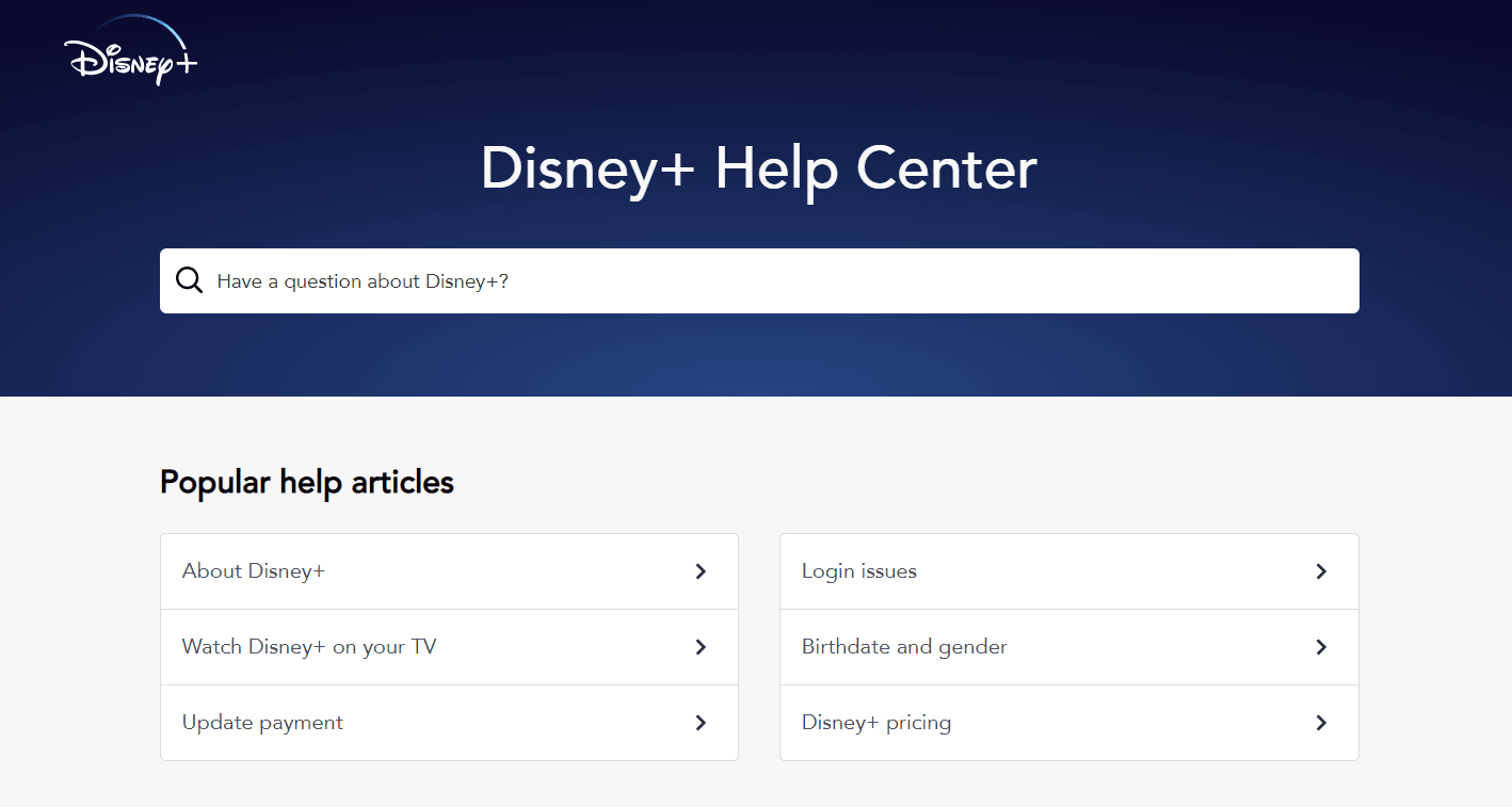 disney plus customer support 