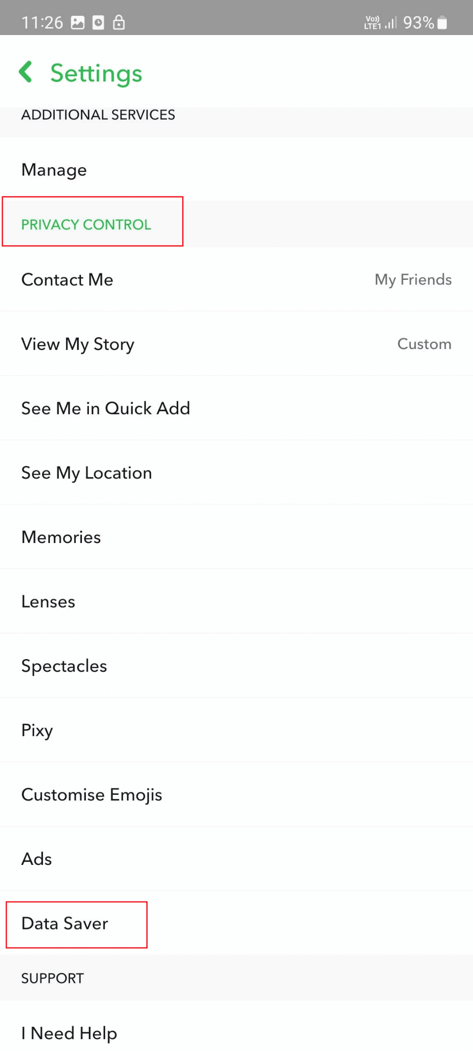 data saver on app. Fix Snapchat Filters Not Working
