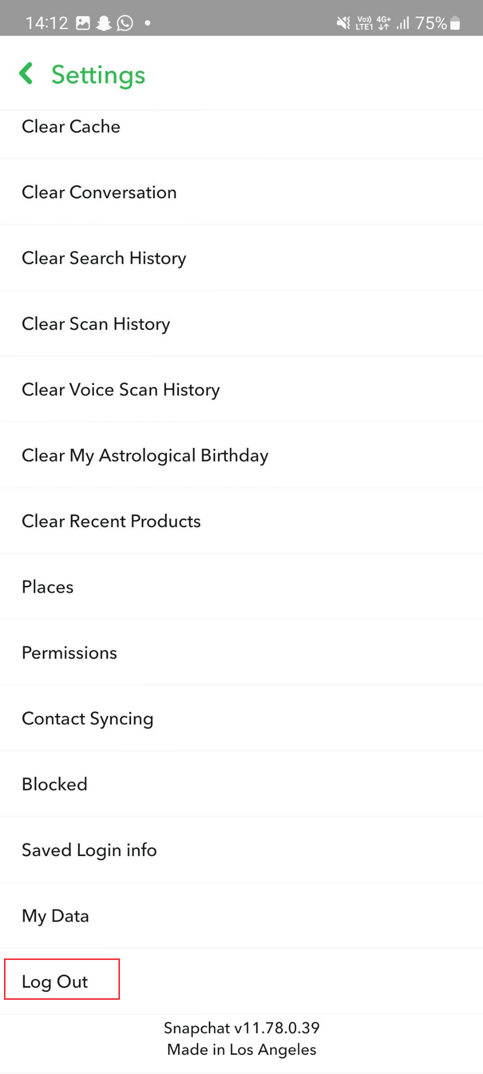 log out snapchat. 10 Ways to Fix Snapchat Filters Not Working