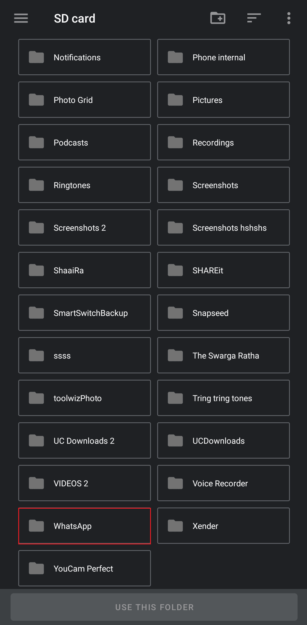 WhatsApp folder on the SD card | Fix WhatsApp Photos Not Backing Up to Google Photos on Android