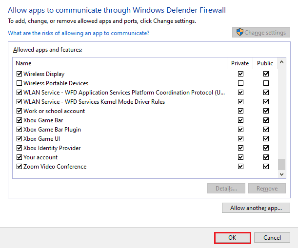 Allow Apps in Windows 10 Firewall