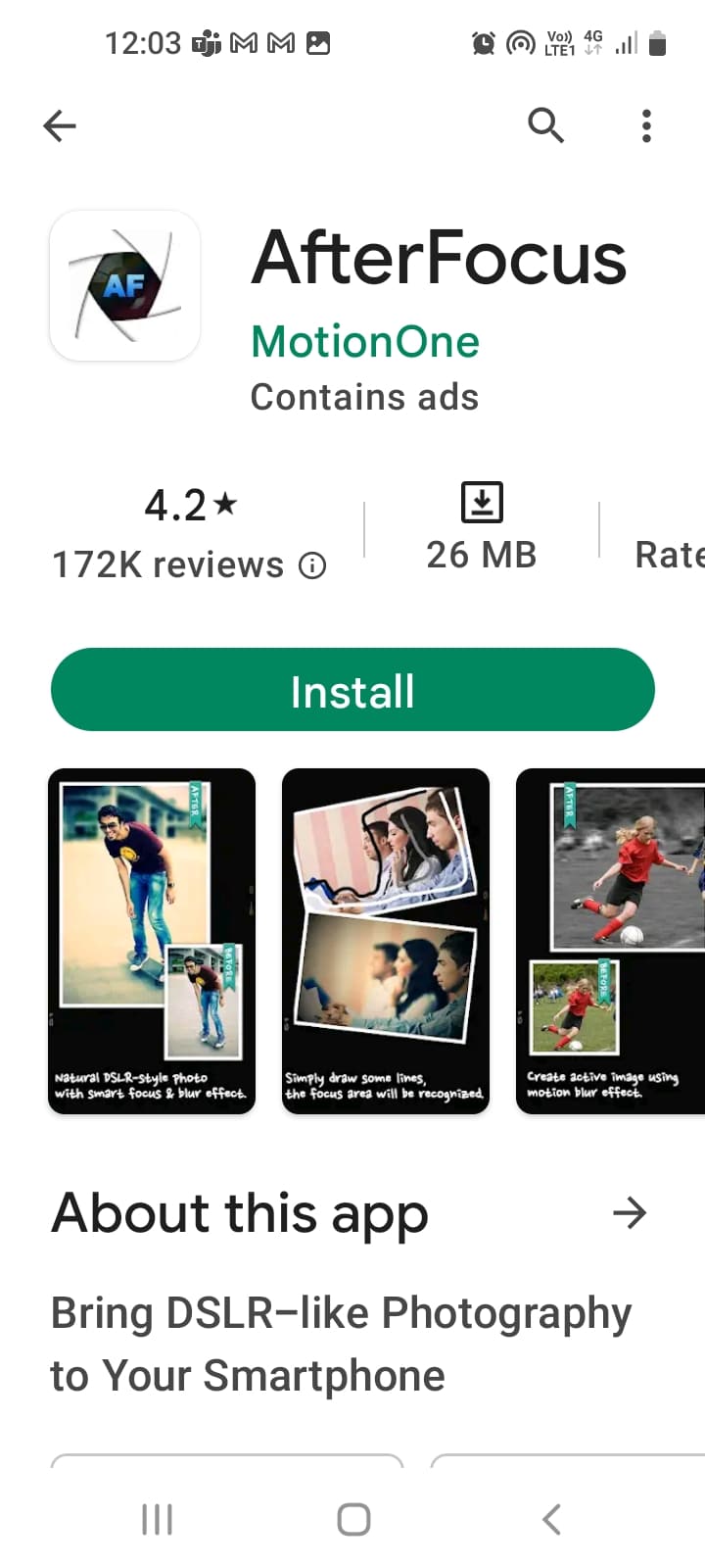 AfterFocus. How to Fix Blurry Pictures on Android