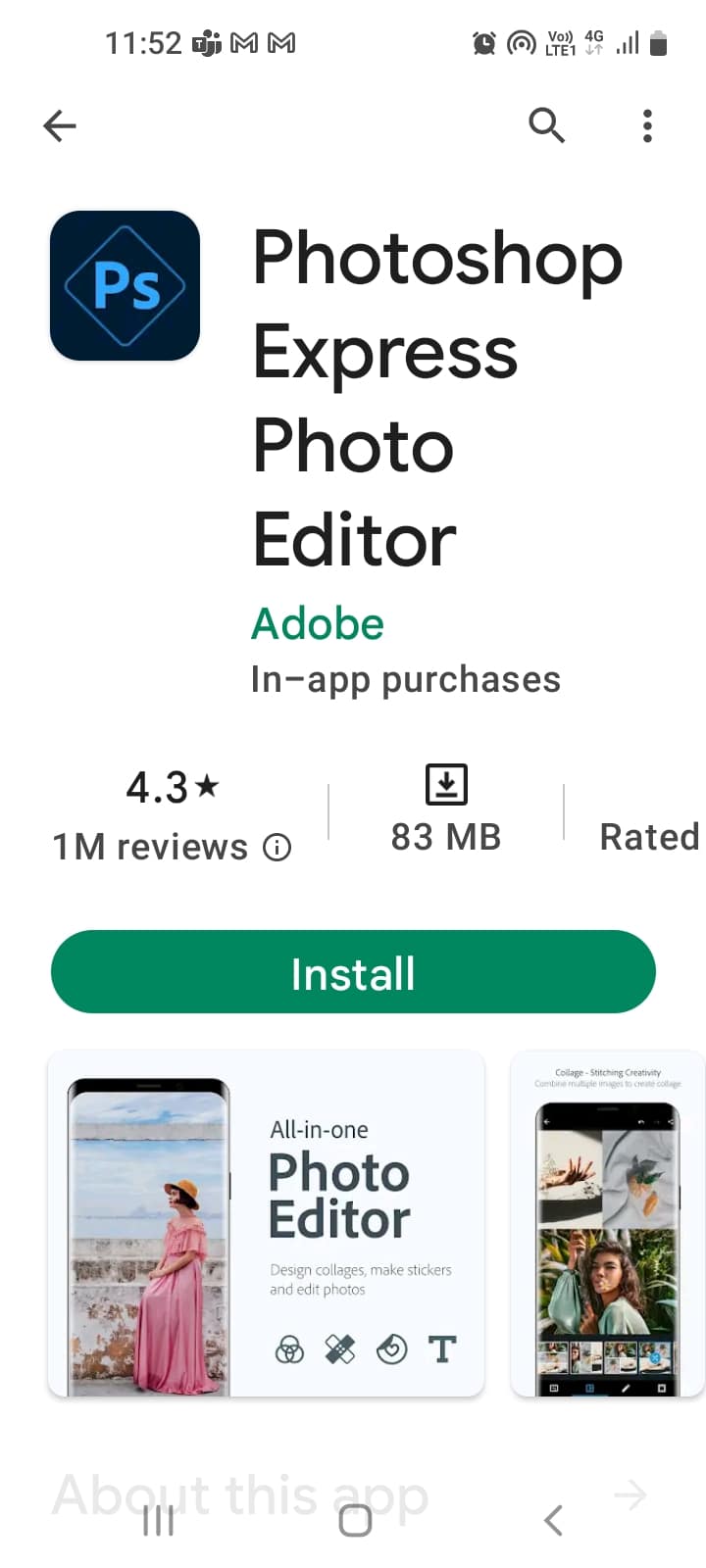 Adobe Photoshop Express. How to Fix Blurry Pictures on Android