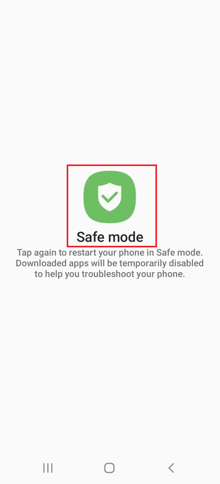 Tap on the Safe mode option. How to Fix Blurry Pictures on Android