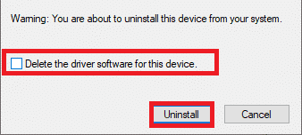 Check the box next to Delete the driver software for this device and click on Uninstall. Fix PS5 Controller Not Working on PC