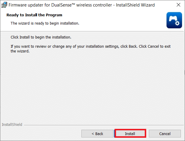Click on Install. Fix PS5 Controller Not Working on PC
