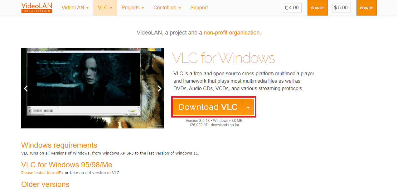 Click on Download VLC to download the program setup. How to Fix Video Lag in VLC Media Player on Windows