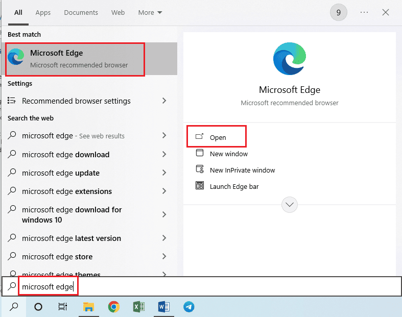 Microsoft Edge browser