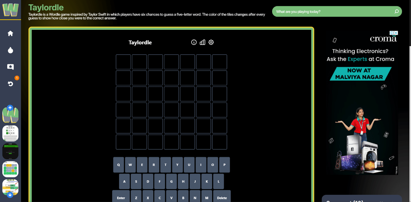 One of the best alternatives is Taylordle Unlimited.