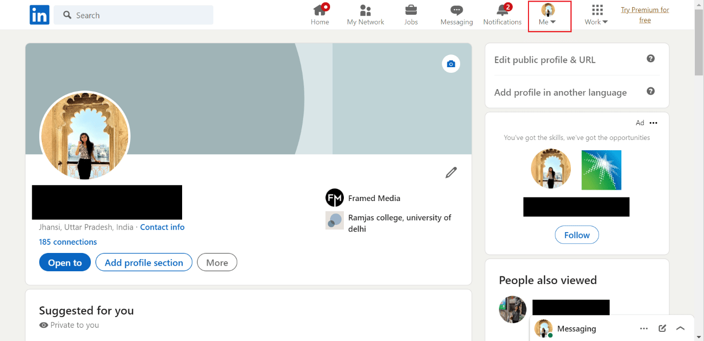 ME OPTION LINKEDIN