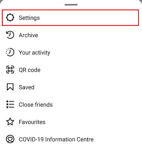 Tap on Settings | 