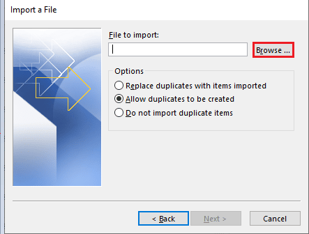 click on the Next button. How to Export Contacts from Gmail