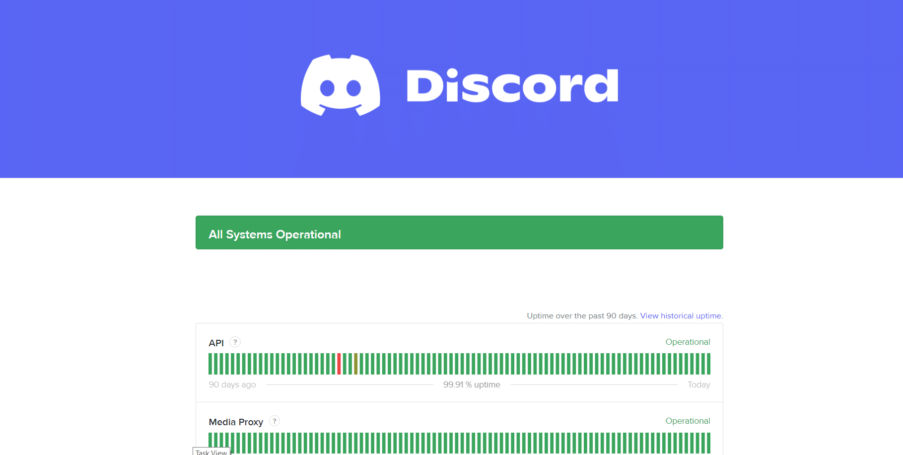 Check the Discord Server Status