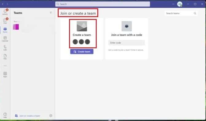 click on the Join or create a new team option. How to Create a Group in Teams