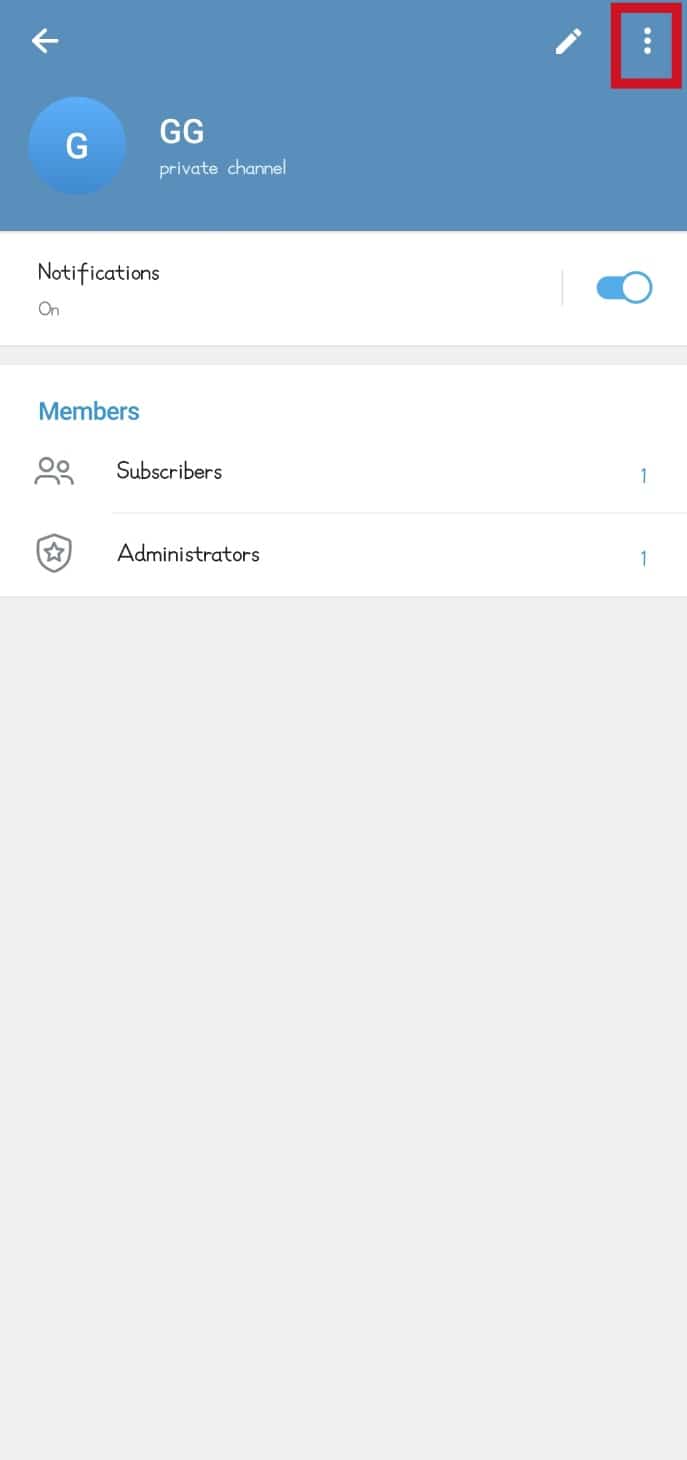 Tap on the three dots icon. How to Go Live on Telegram
