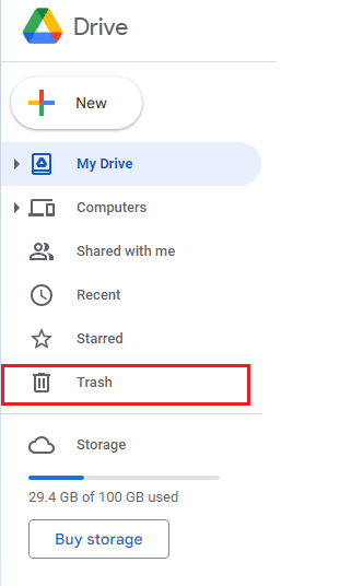 Login to Google Drive and go to the Trash menu. Fix Google Sheets is Not Saving