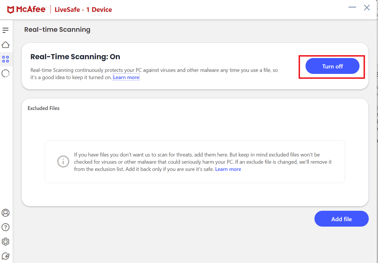 turn off scanning on mcafee. Fix Destiny 2 Error Code Anteater