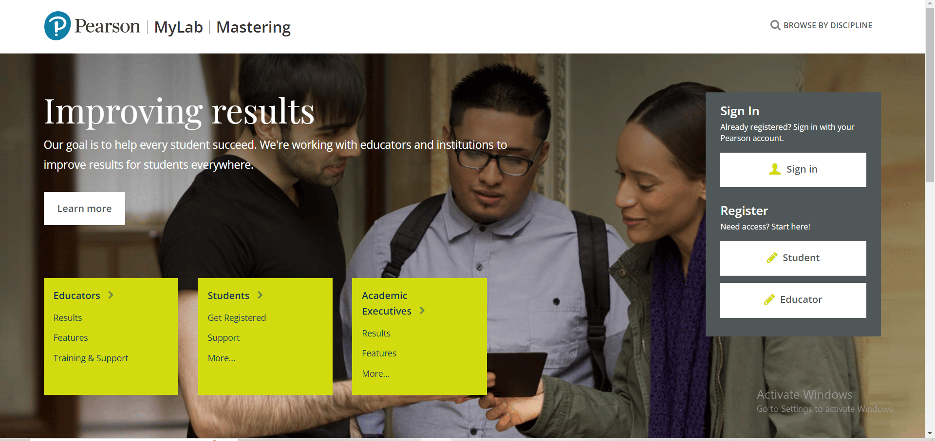 Pearson mylab website | delete Pearson VUE account