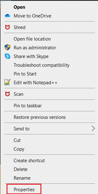 Right-click on Discord application and select Properties. Fix Discord Freezes After League Game Issue