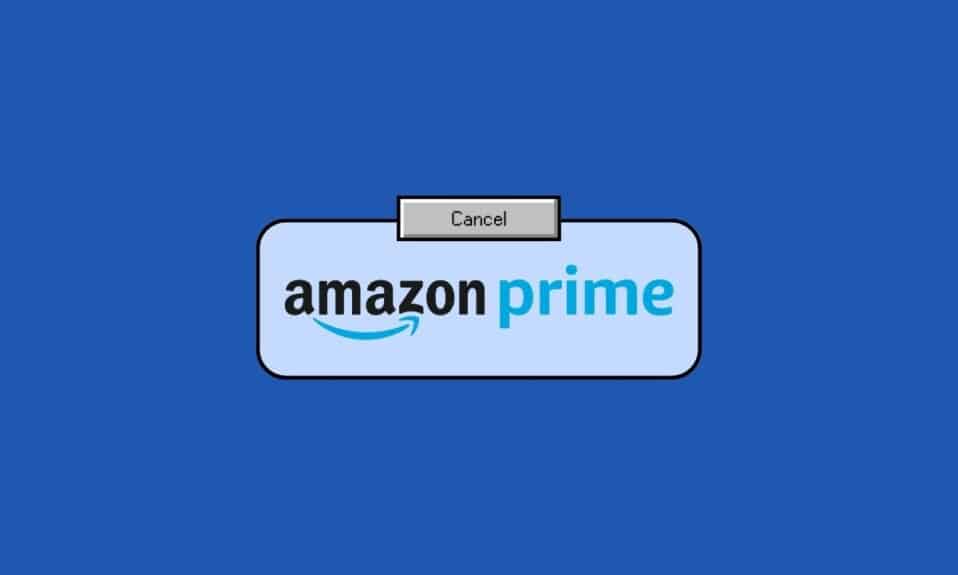 How to Cancel Amazon Prime Video