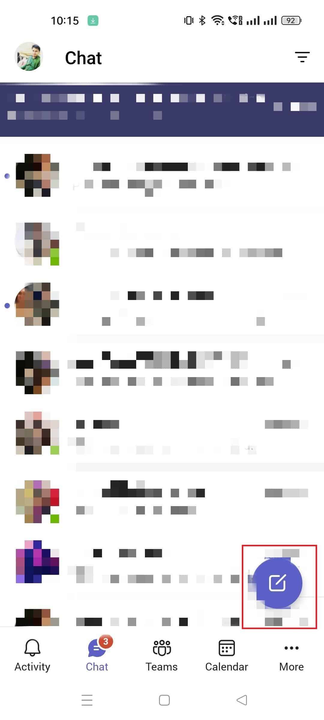 Tap on the New Chat Icon. How to Create a Group in Teams