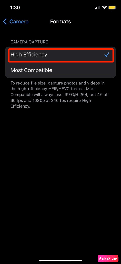 tap on high efficiency