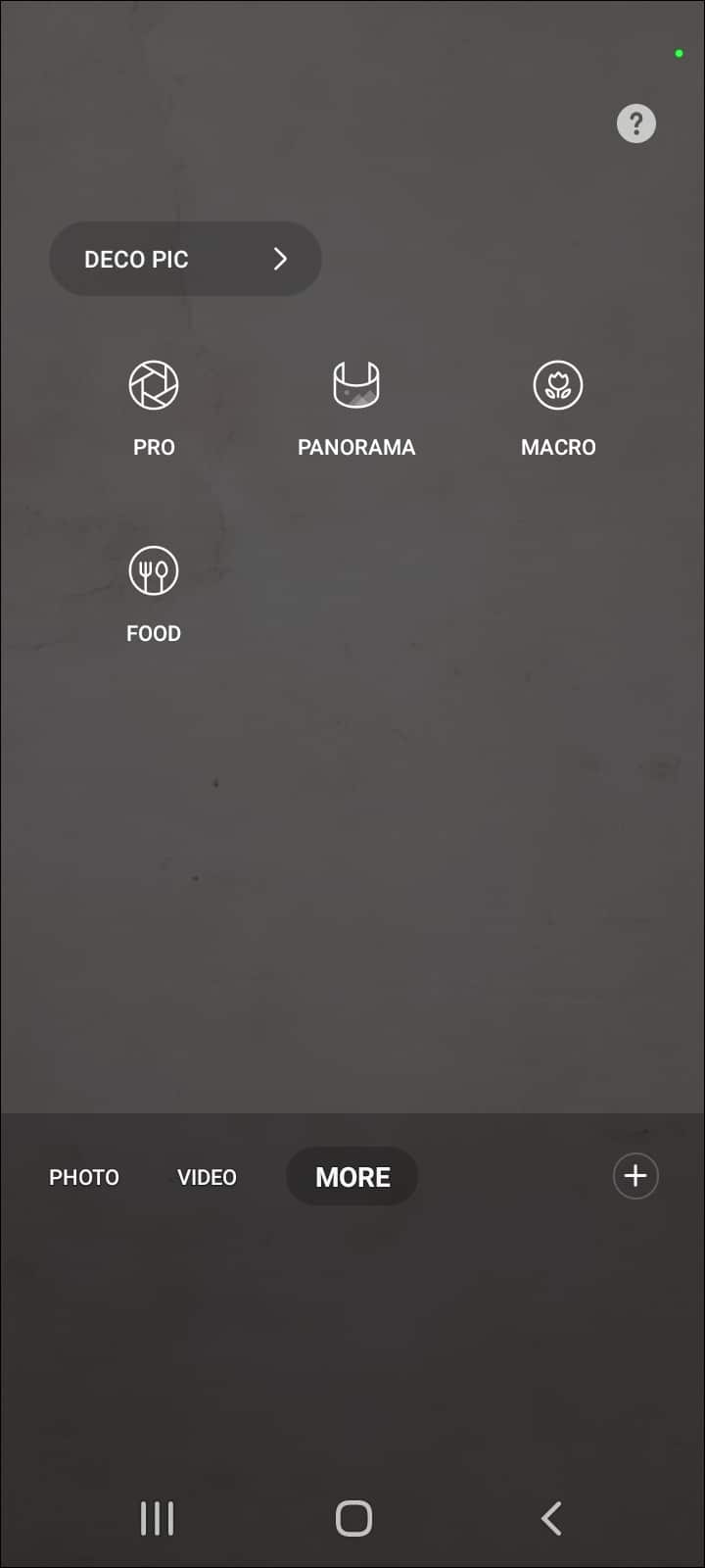 Focus Display on Camera