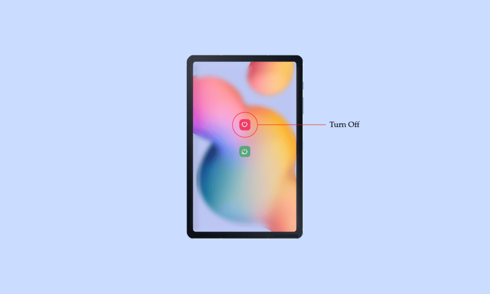 How to Turn Off Samsung Tablet S6 Lite