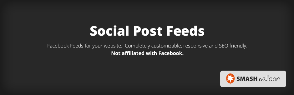 Smash Baloon WordPress Social Media plugin