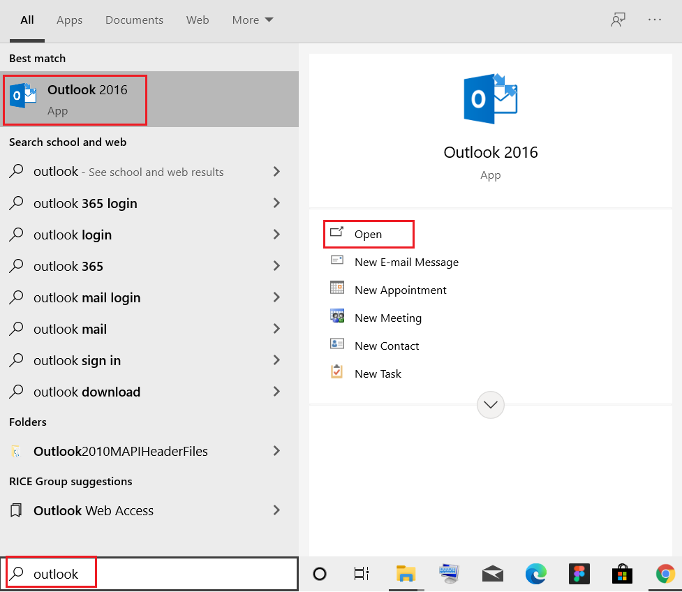 open outlook. Fix Outlook Trying to Connect to Server