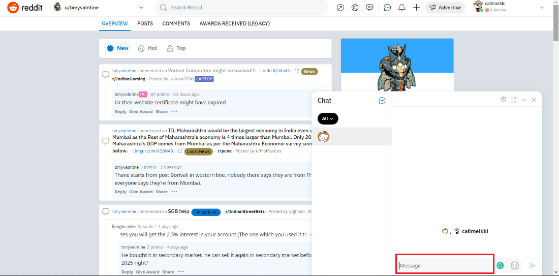 In the message window that appears, type in your message. | when can I send private messages on Reddit