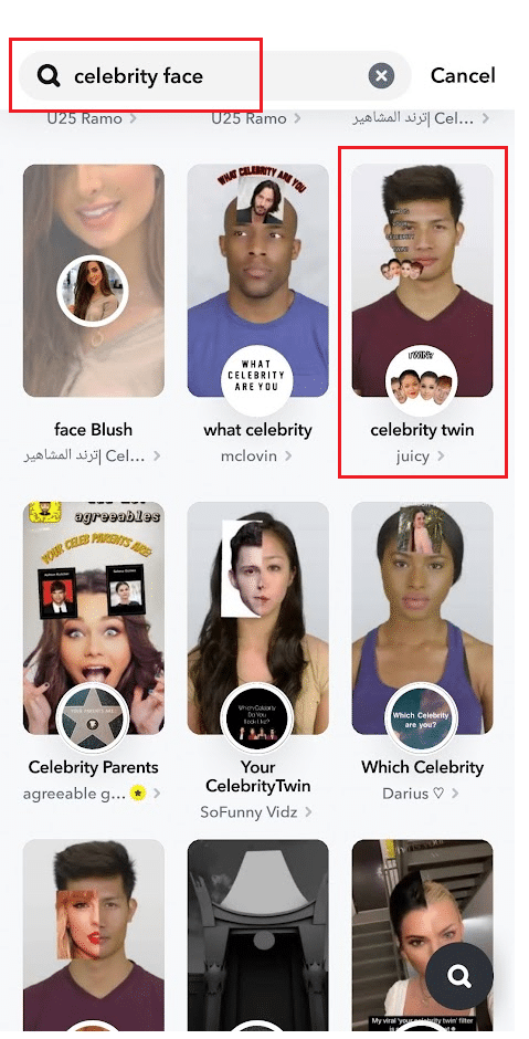 snapchat lens