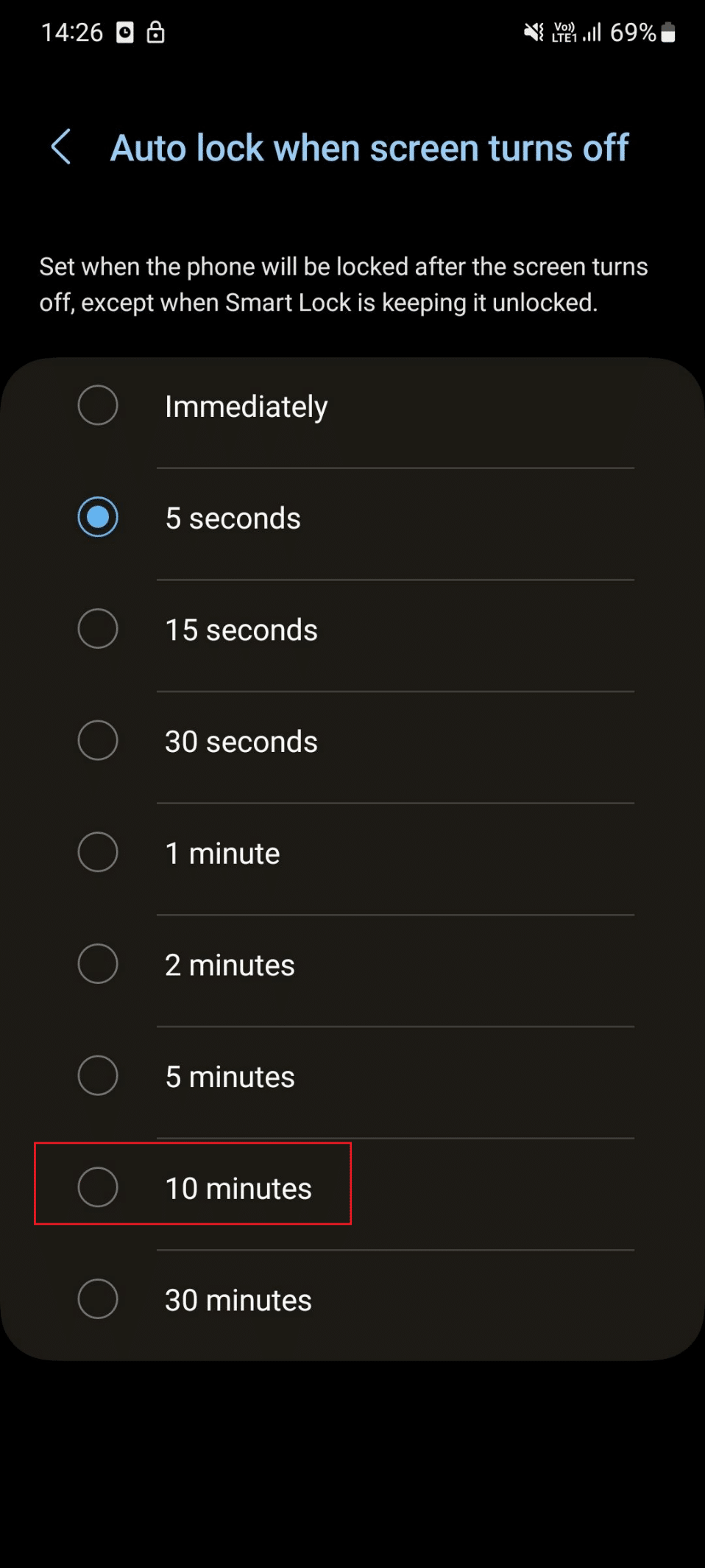 set it longer time s21 | Android screen keeps dimming