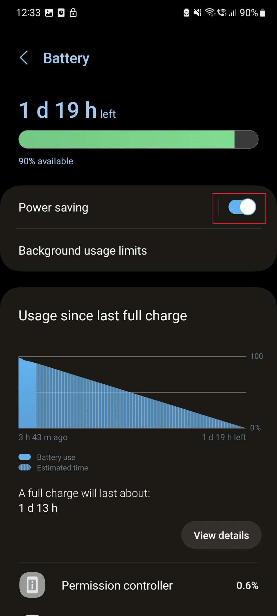 power saving s21 | Android screen keeps dimming