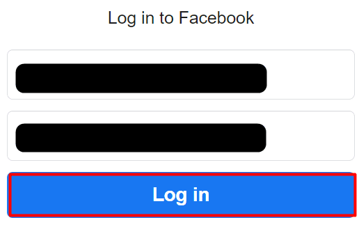 Enter your login credentials and click on Log in | Do Disabled Facebook Accounts Get Deleted?
