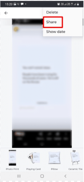 Share | How to Use the Shutterfly App