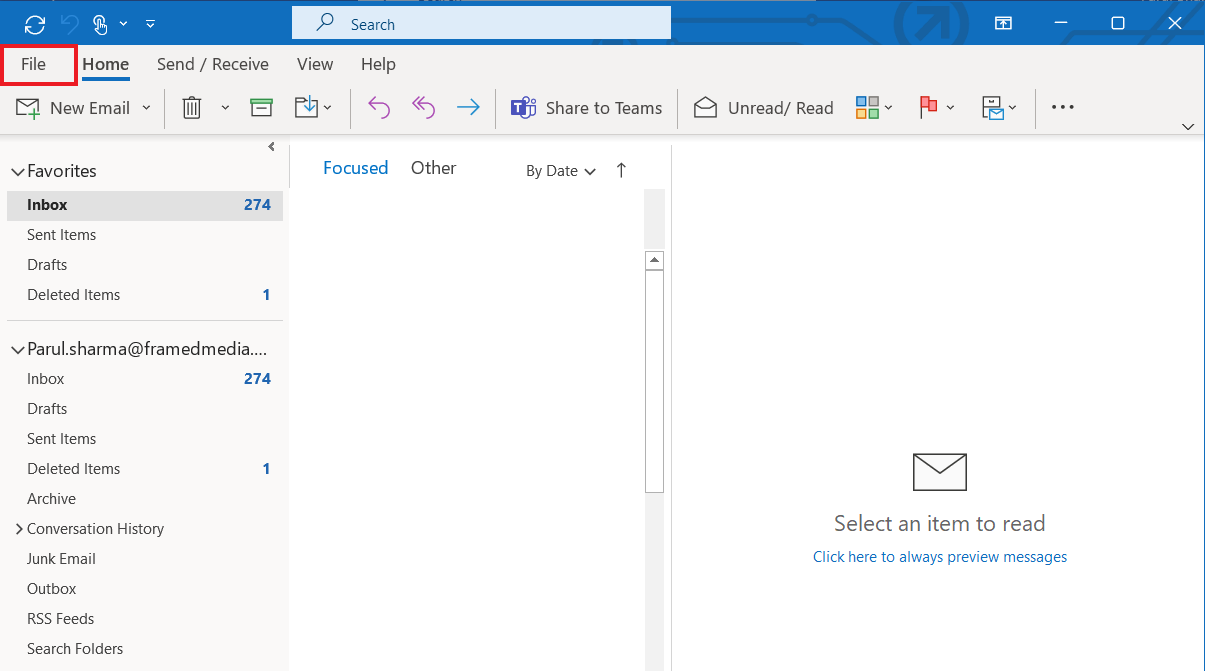 Go to File at the top