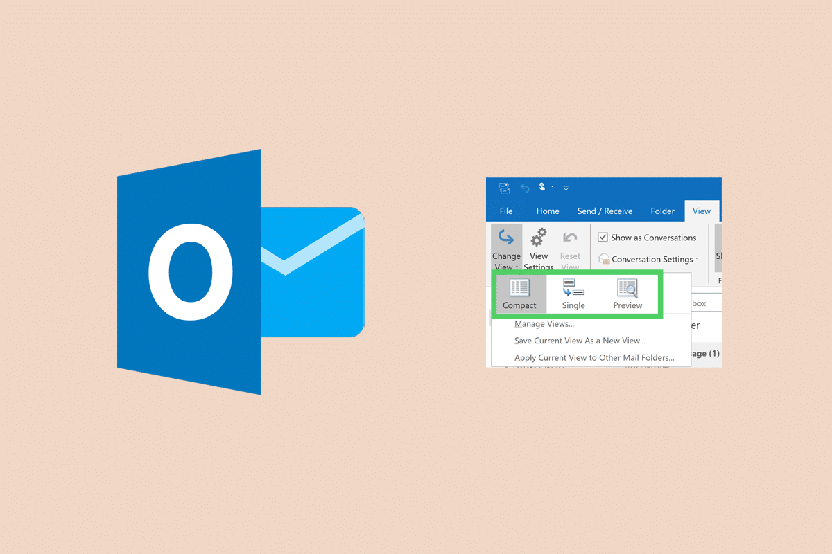 How to Change View in Outlook to Default