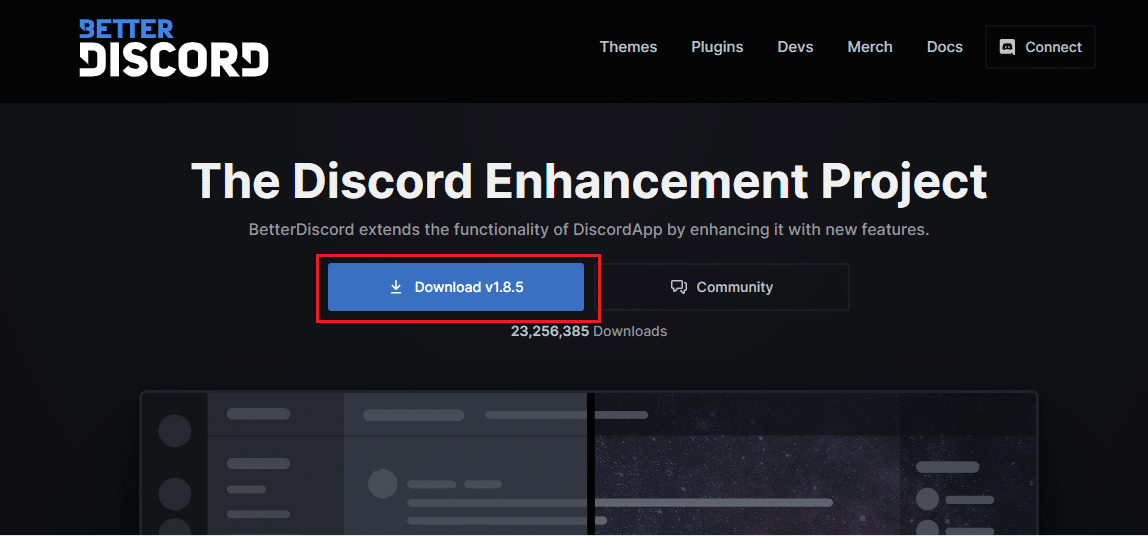 download Better Discord website