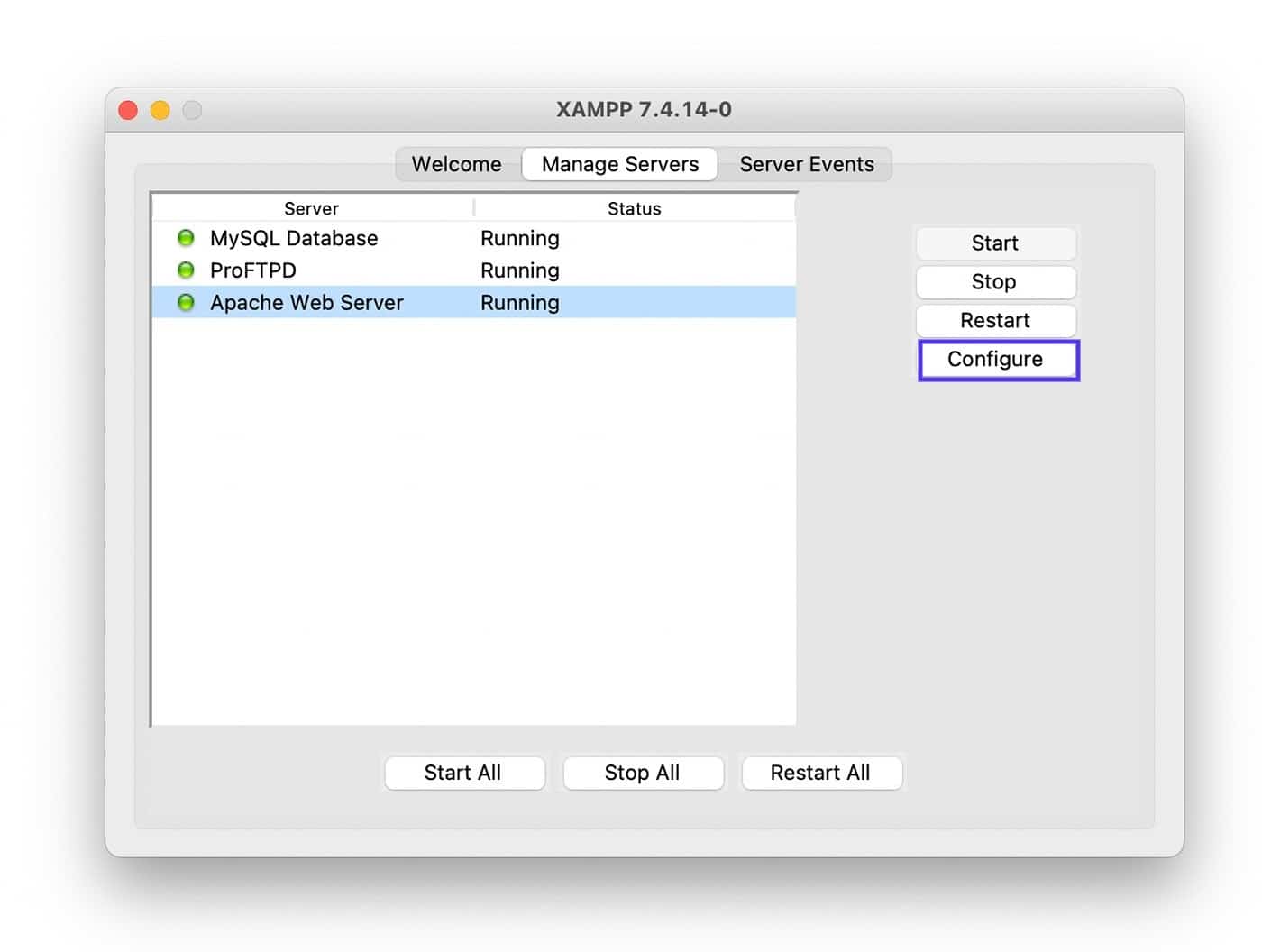 XAMPP’s 