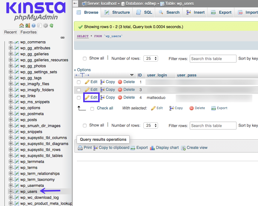 MySQL database