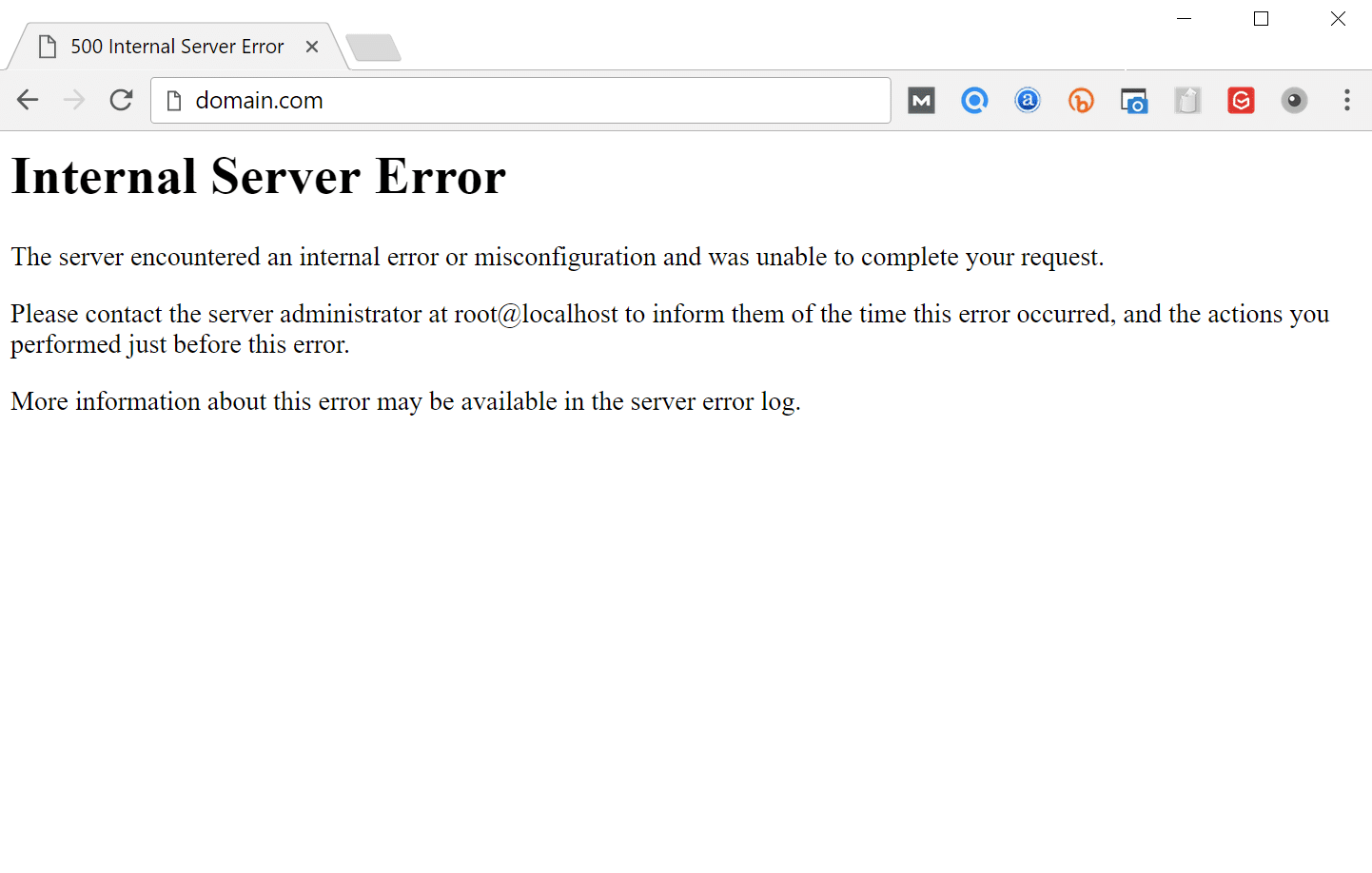 Internal Server Error Internal Server Error