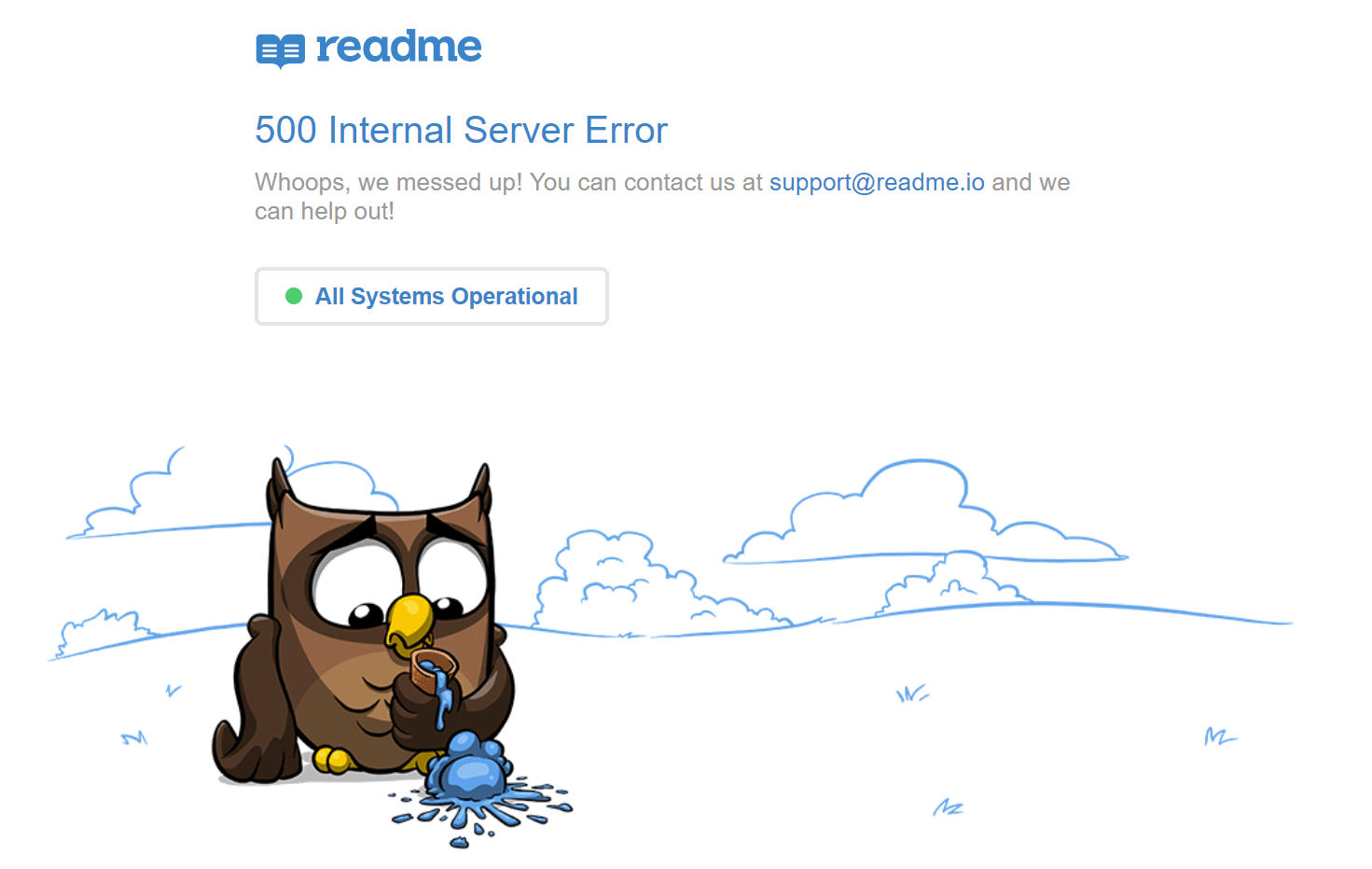 readme 500 internal server error readme 500 internal server error