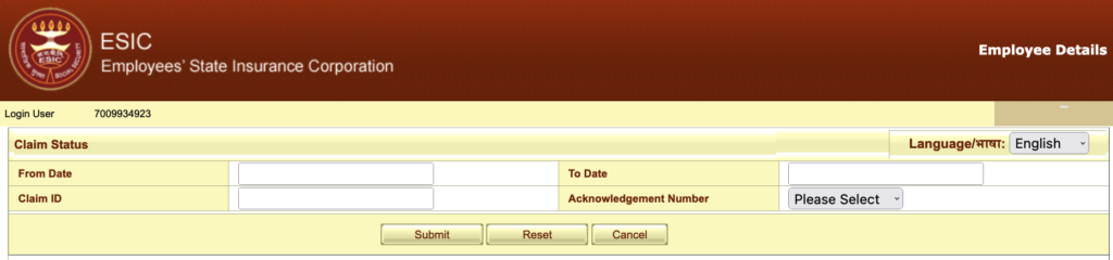 How to check ESIC leave payment status.